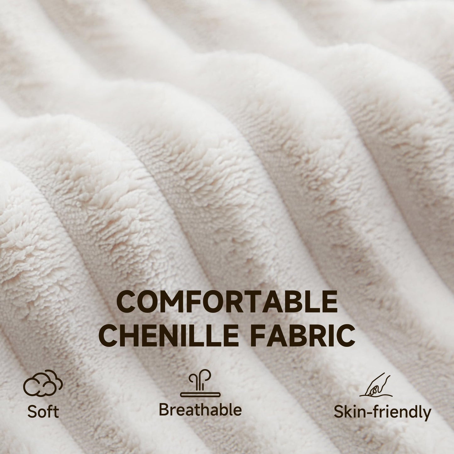 Hanherry 57.6" D Chaise Lounge Chair Indoor with Ottoman, Corduroy Lounge Sleeper Sofa Chair, Comfy Reading Chair with Double-Sided Armrest and Lumbar Support for Bedroom, Living Room, Office(Beige)