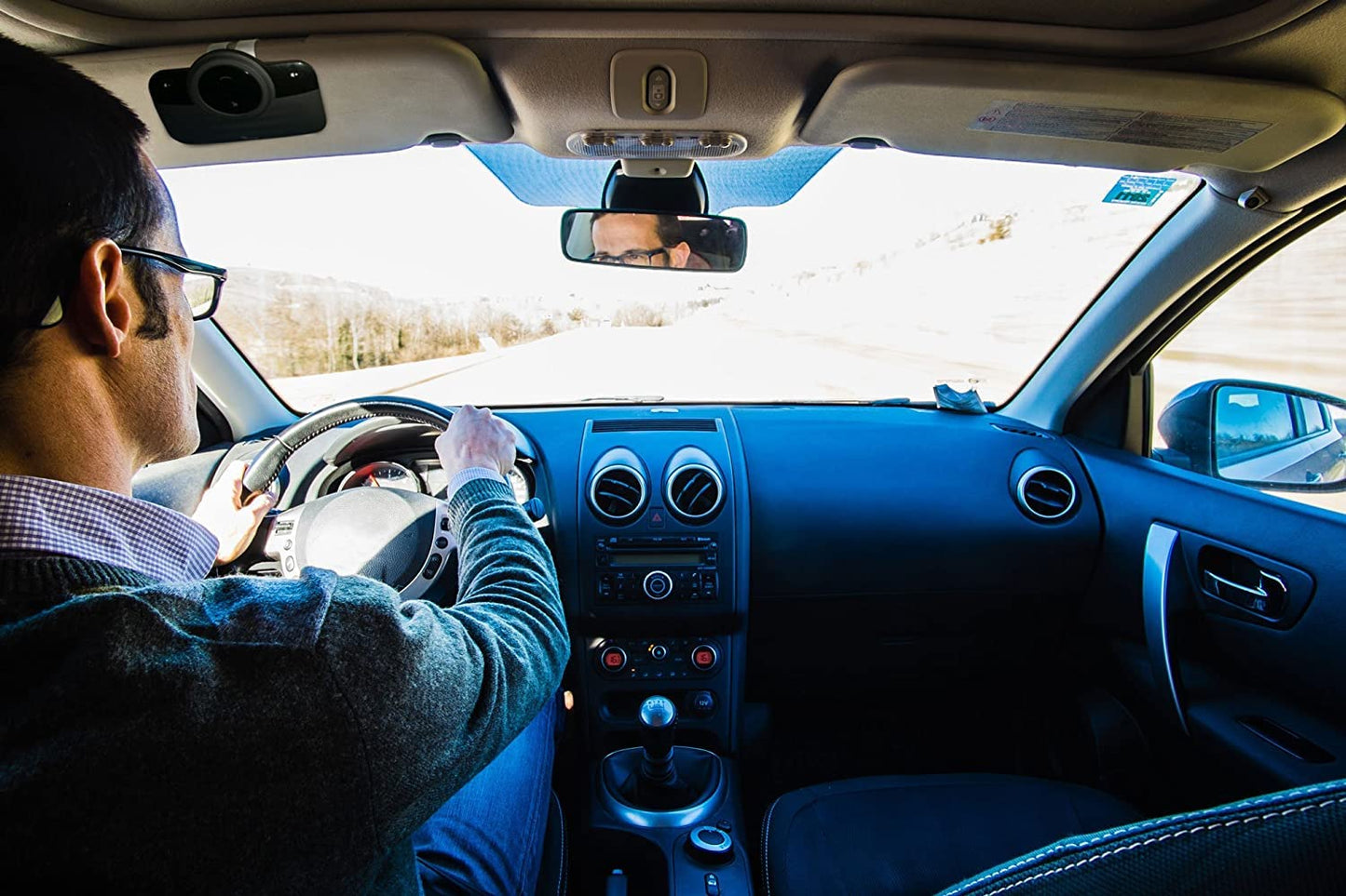 VeoPulse Car Speakerphone B-PRO 2 Hands-Free kit, 6W Hi-Fi Speakers, with Bluetooth Automatic multipoint Cellphone Connection