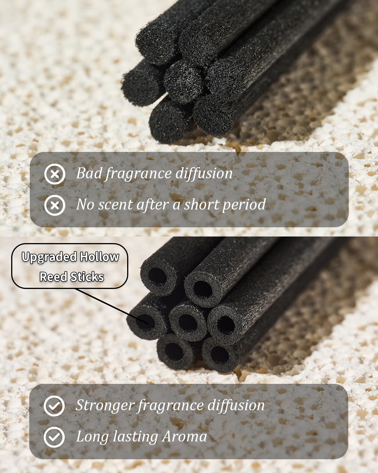 M&SENSE Citrus & Pine Scent Diffuser - 7.04oz Holiday Joy Reed Diffusers for Home, Scented Diffuser Gifts for Her, Home Fragrance Diffusers with Sticks for Bathroom Bedroom & Shelf Decor