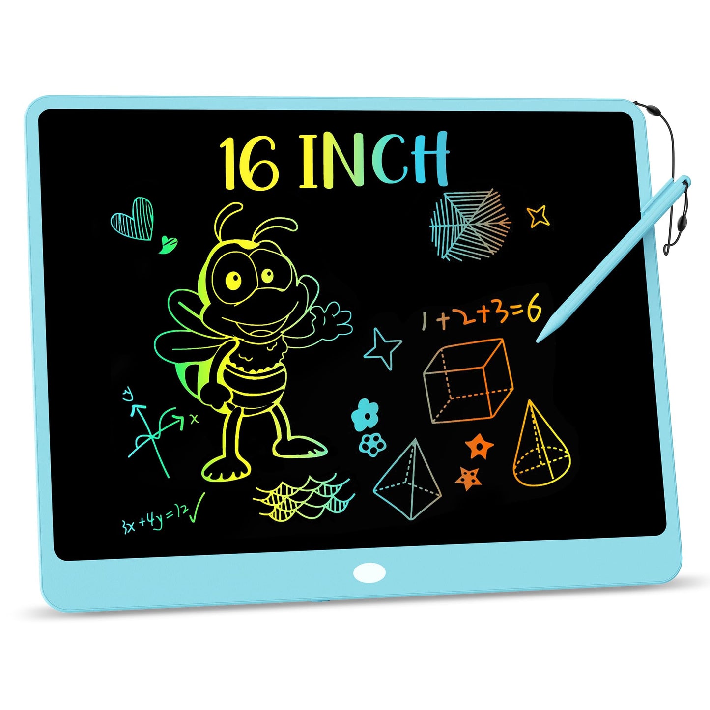 KOKODI LCD Writing Tablet, Valentines Day Gifts for Kids，10 Inch Colorful Toddler Doodle Board Drawing Tablet, Erasable Reusable Electronic Drawing Pads, Educational and Learning Toys for Kids