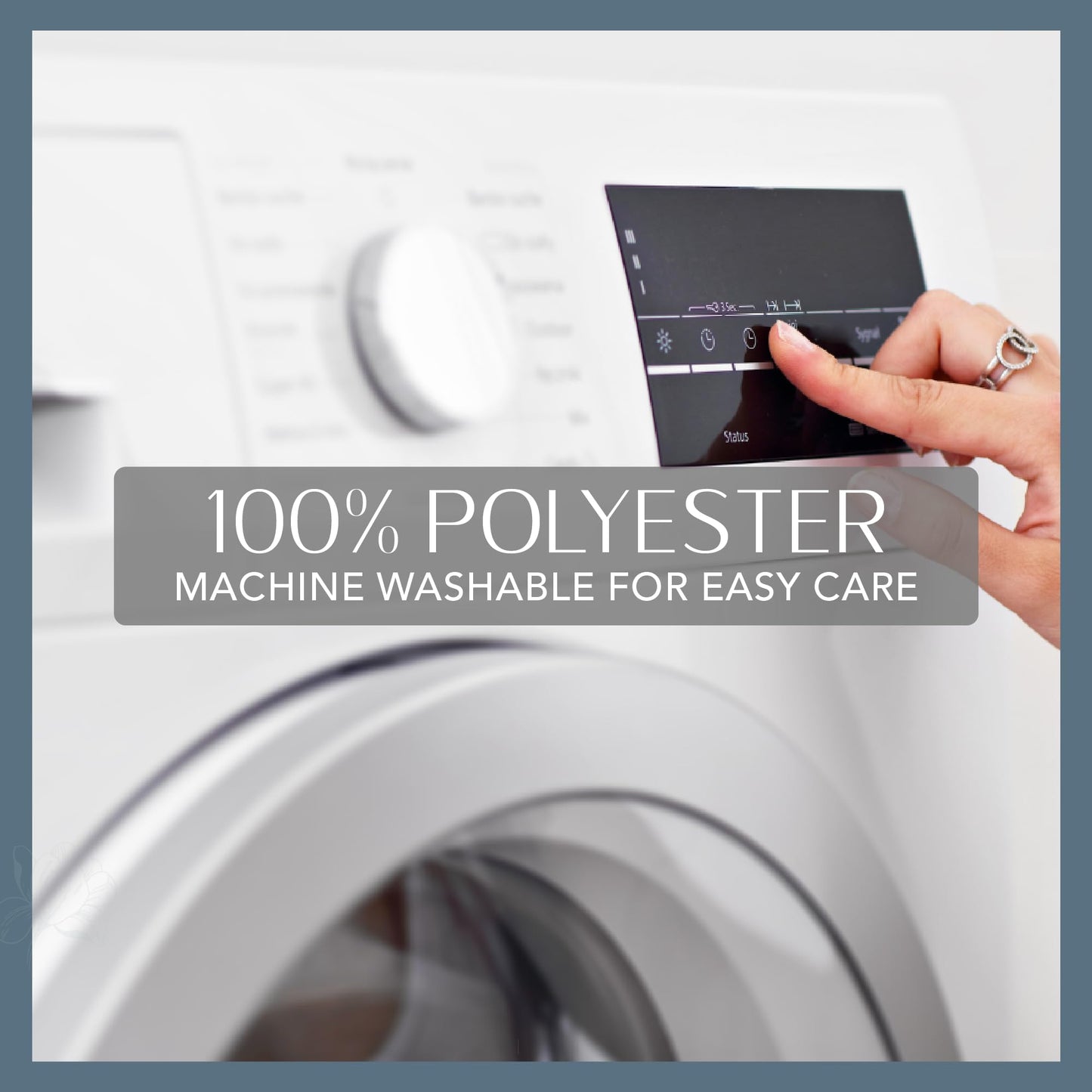 Elrene Home Fashions Swaying Leaves Bordered Fall, Seasonal and Holiday Tablecloth, 60" x 144" Oblong/Rectangle, Multi