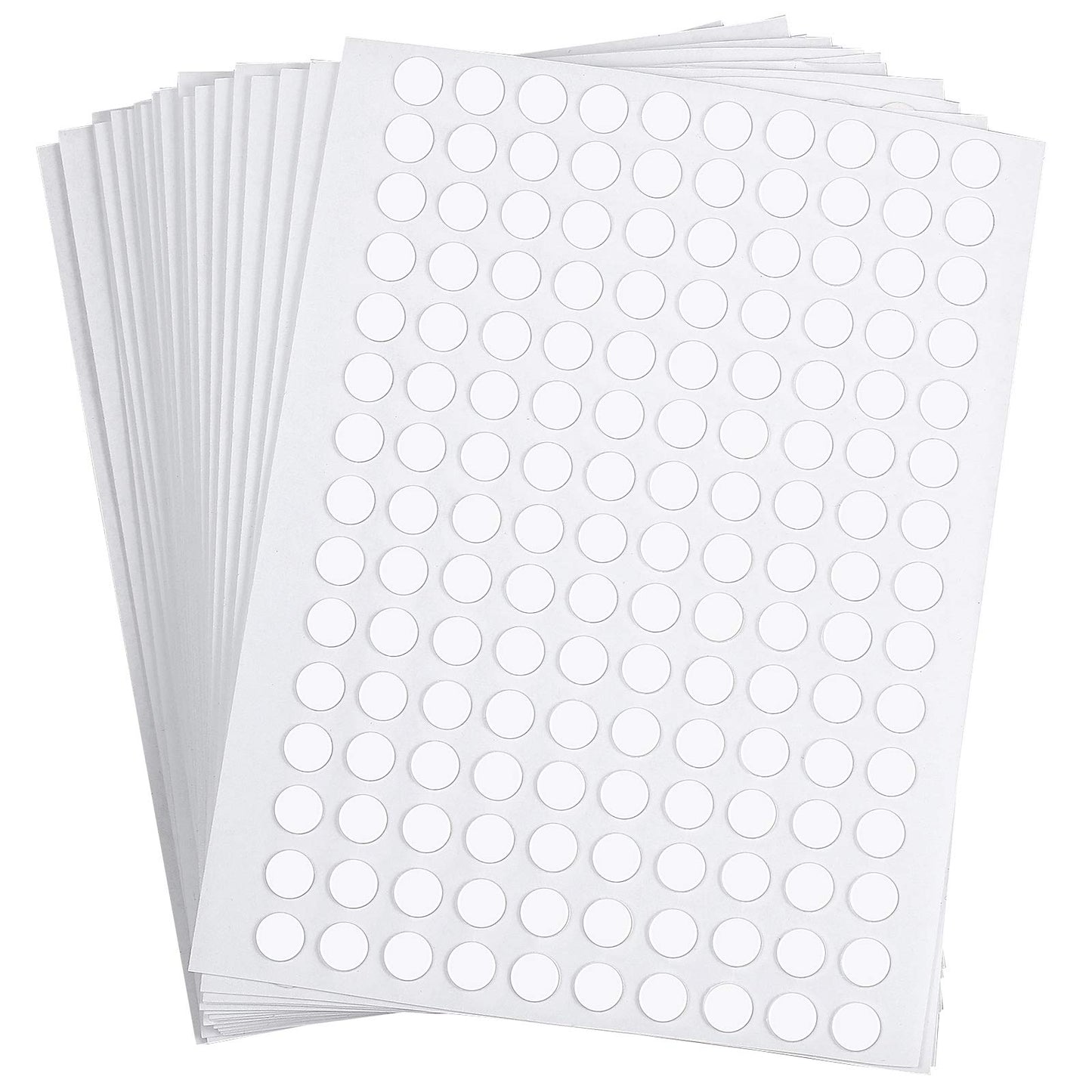Zonon 500 Pcs Double Sided Adhesive Dots Clear Glue Point Tape Stickers Balloon Glue Round No Traces Strong Adhesive Sticker Waterproof Dot Sticker for Craft DIY Art Office Supply (0.79 Inch/ 20 mm)