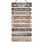 PEKCARGO Kitchen Wall Decor Funny Kitchen Signs Kitchen Rules Pictures Wall Art Decor Rustic Farmhouse Western Kitchen Decor Wooden Sign (Brown)