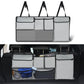 UYYE Trunk Hanging Organizer, Backseat Bag, Car Interior Accessories with 4 Pockets & 2 Mesh Pouches for Groceries, Will Provide More Storage Trunk Space for SUV, Jeep, MPVs
