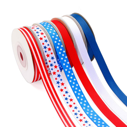 DECYOOL 6 Rolls 60 Yards Back to School Ribbons for Gift Wrapping, School Grosgrain Ribbons 10 mm Wide Pencil Apples ABC Craft Ribbons for Teacher Appreciation Gifts DIY Craft Supplies