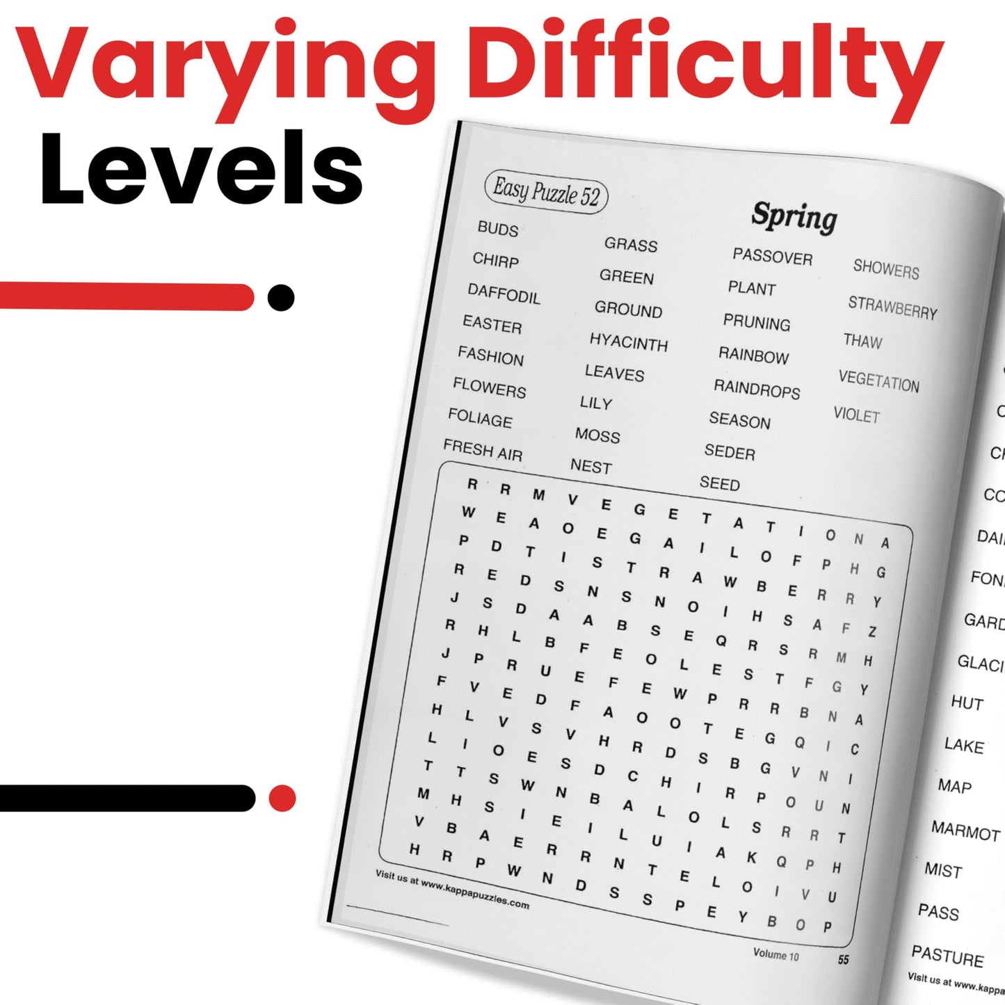 KAPPA Super Saver LARGE PRINT Word Search Puzzle Pack - (Pack of 6) Full Size Books