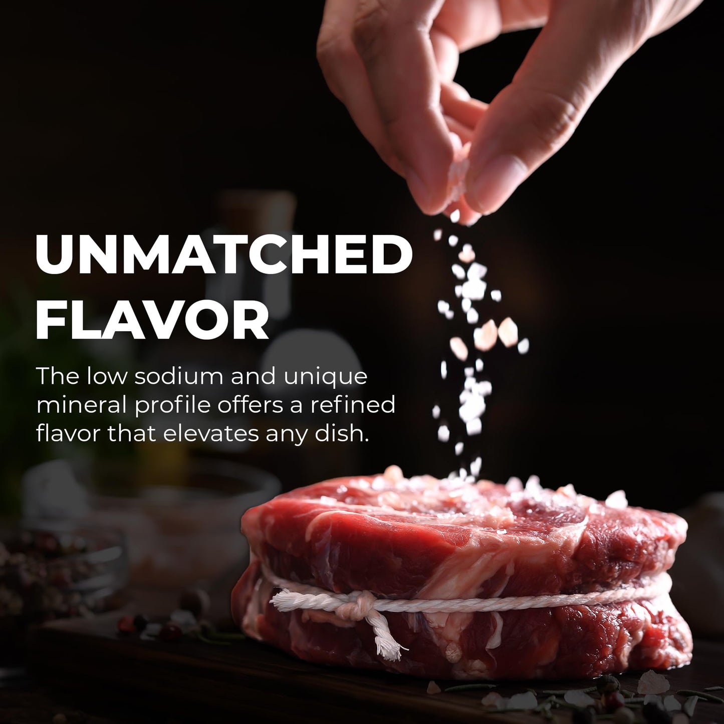 BAHA - Baja Mineral Sea Salt | BULK | 5 LBS Original Natural Grain Baha Salt from Sea of Cortez | Low Sodium Mineral Salt | For Cooking, Plating and Hydration | Salt for Grinding | 5 Lb. Bag