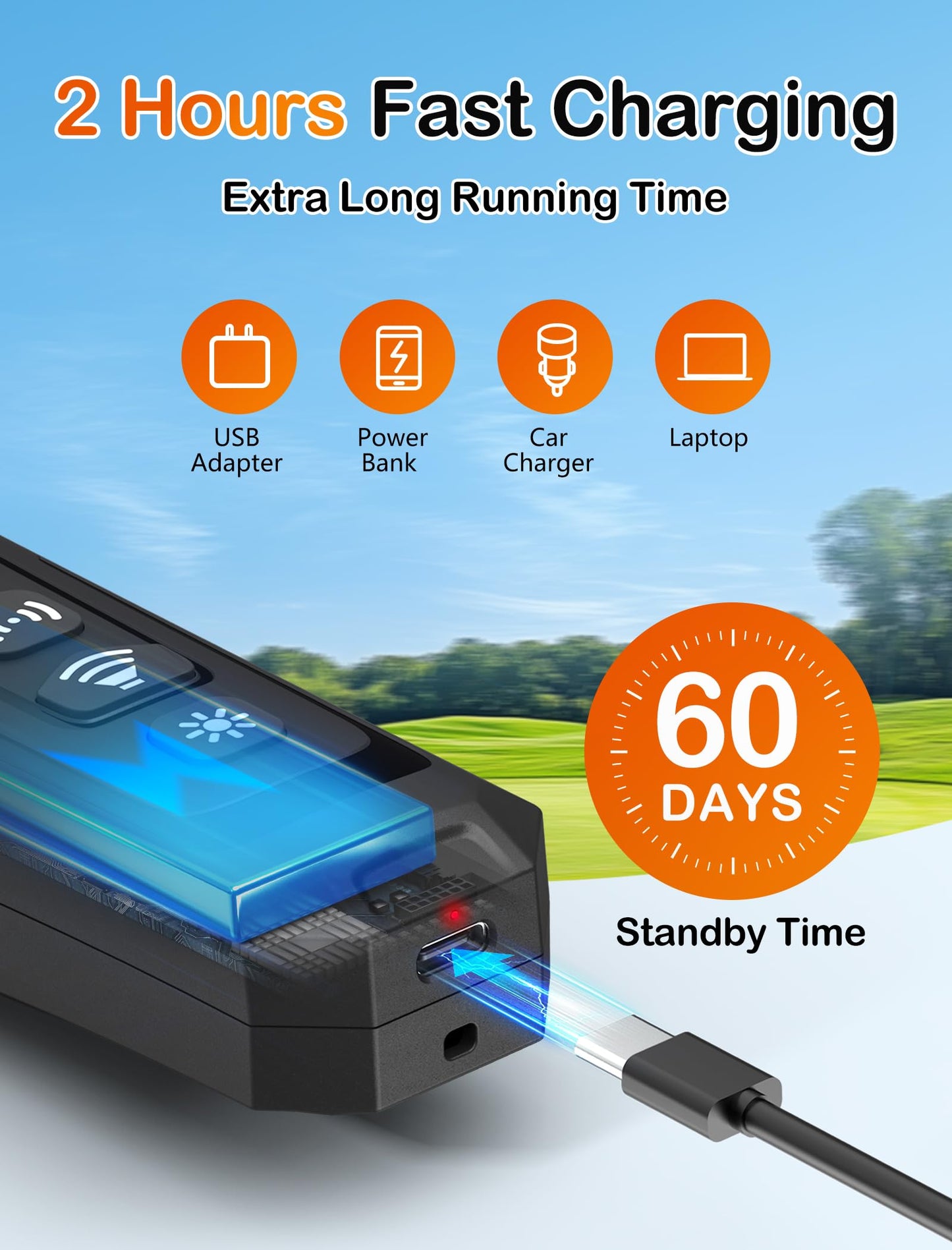 ATVIOO Dog Bark Deterrent Device - Ultrasonic Anti-Barking Devices with 3X Sonic Emitters, Up to 50FT Long Range & Rechargeable Bark Control - Safe for Dogs Training - Indoor & Outdoor (Black)