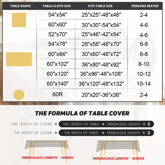 Smiry Rectangle Faux Champagne Table Cloth, Waterproof Burlap Fabric Tablecloth, Washable Decorative Farmhouse Table Covers for Kitchen, Dining, Parties, 52x70, Champagne