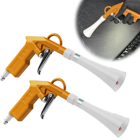 GOCCIDA Air Blow Gun Car Detailing Cleaning Gun Quickly Blasts Dirt and Dust from Surface Combine The air Blowing Gun and dust Blowing Gun into one Car Washing Equipment Tool 2pack