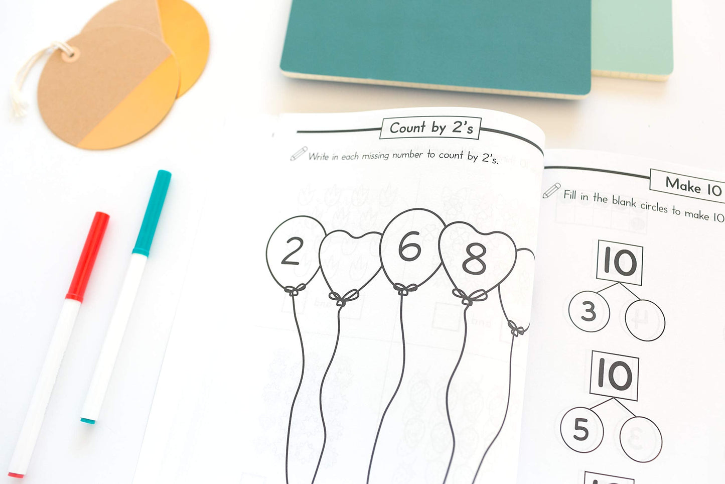 Kindergarten Math Workbook: Kindergarten and 1st Grade Workbook Age 5-7 | Homeschool Kindergarteners | Addition and Subtraction Activities + Worksheets