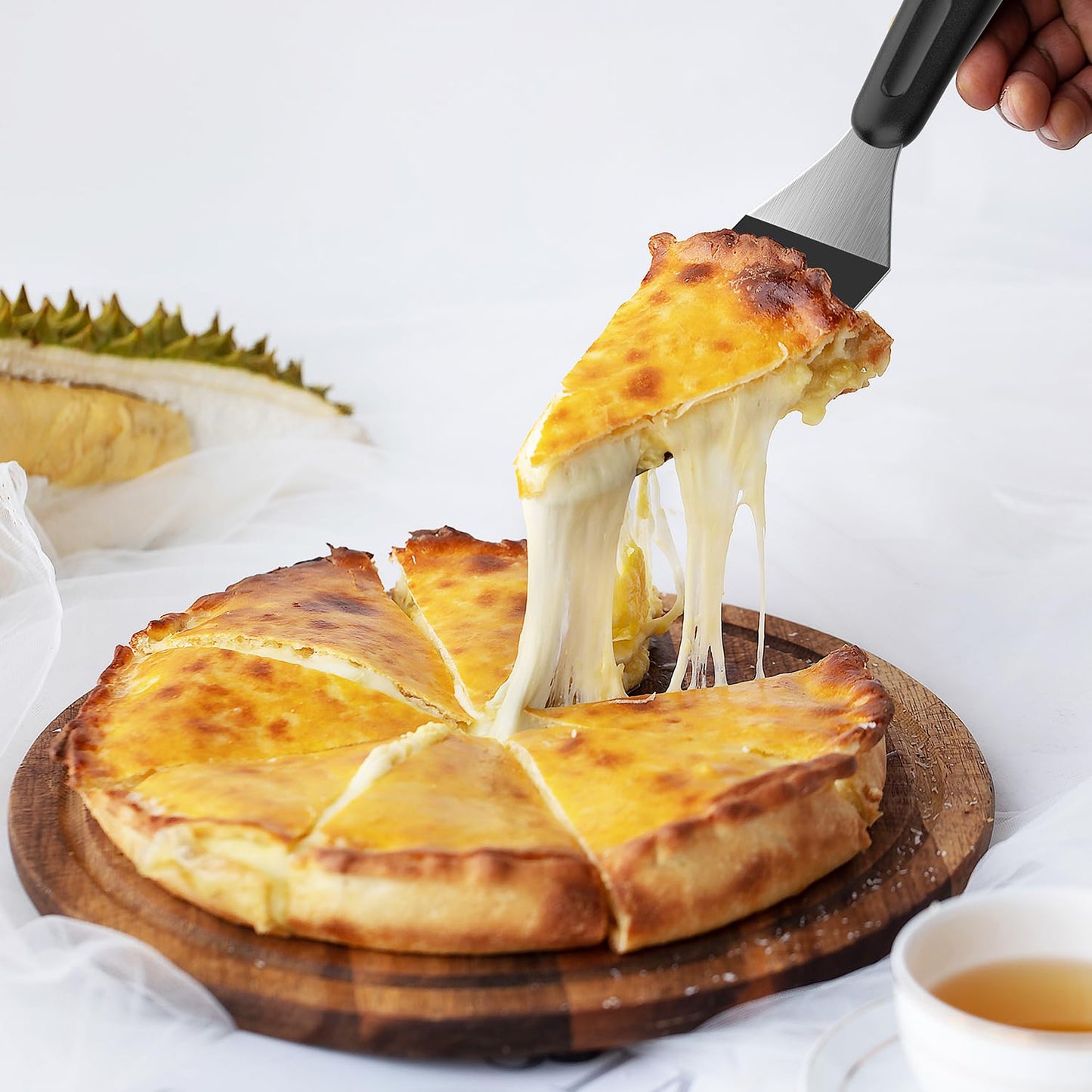 Small Spatula 3 Pieces, Mini Serving Spatula for Kitchen Use, Metal Spatula for Serving and Turning, Ideal for Pancakes, Brownies, Desserts, Cookie, Eggs or Small Pan