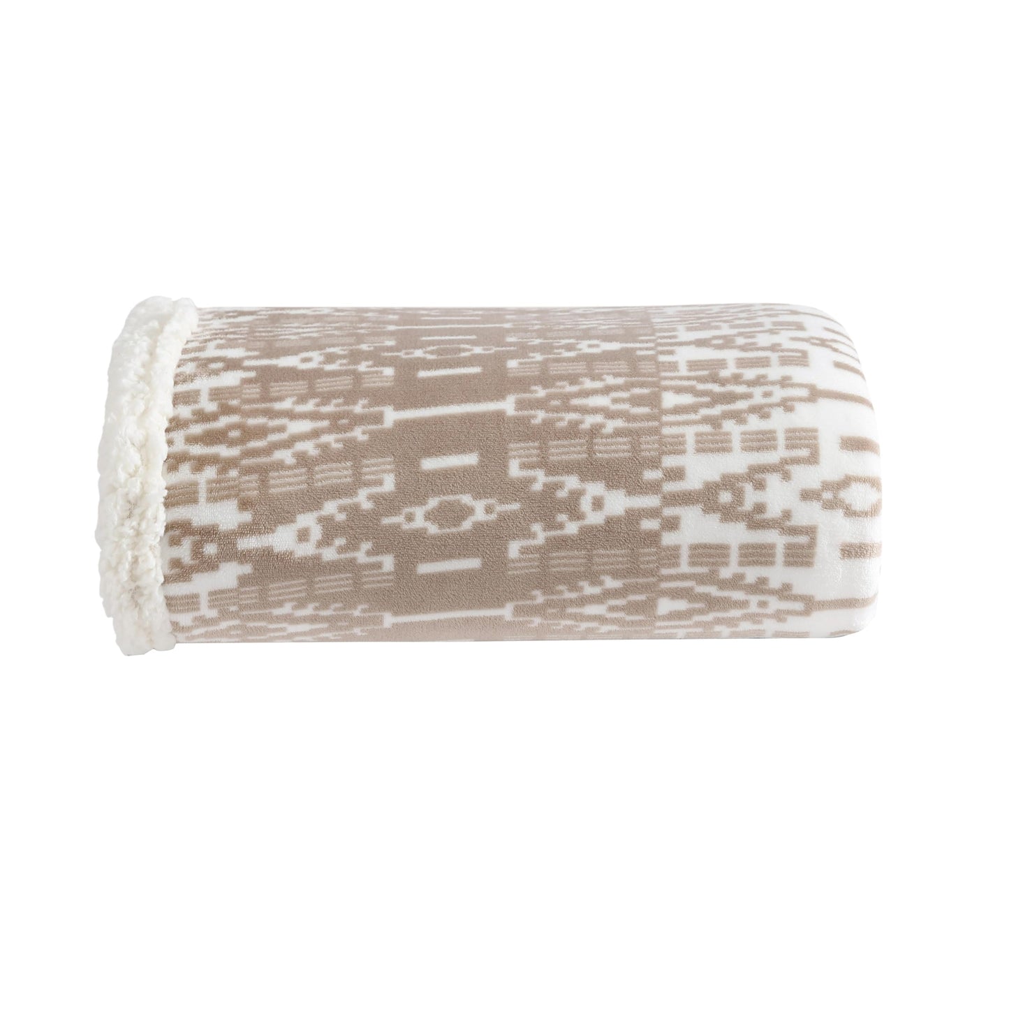 Eddie Bauer - Throw Blanket, Reversible Sherpa Fleece Bedding, Home Decor for All Seasons (San Juan Oyster, Throw)