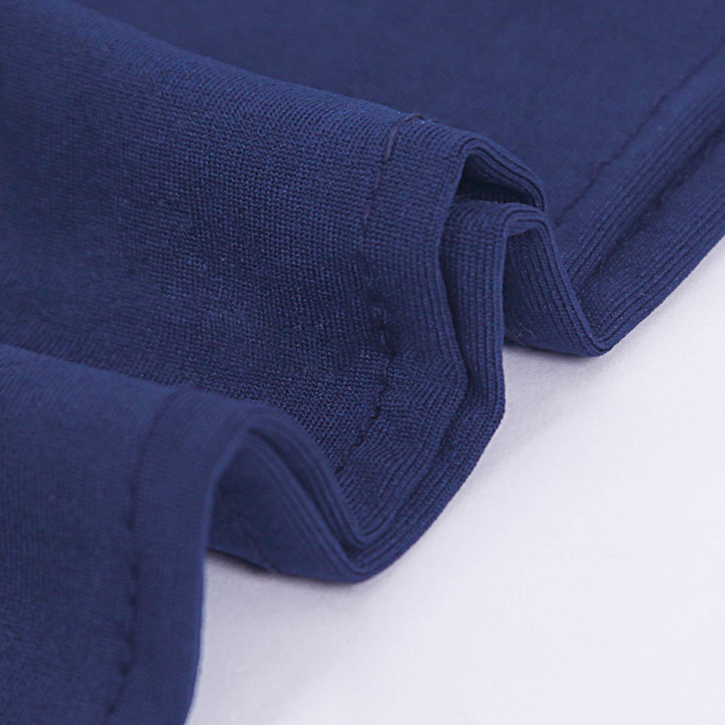 Peomeise 100pcs Navy Spandex Chair Sashes with Buckle Slider for Wedding, Party Decoration