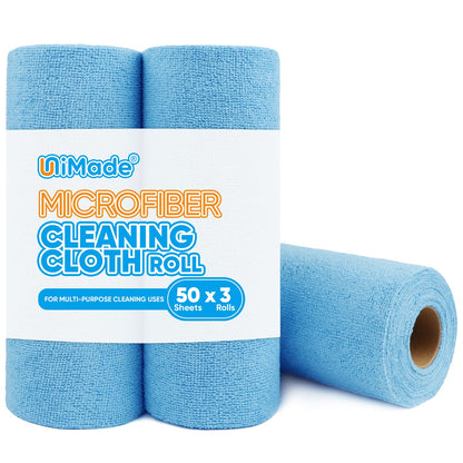 Microfiber Cleaning Cloth, 150 Sheets Shop Towels Commercial Grade Washcloths Lint-Free Work Rags Bulk Towels for Cars Mechanic Restaurant Garage Housekeeping, 11.5"x 11.5", Red