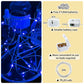 chzk Fairy Lights Battery Operated, 24 Pack 7FT 20 LED Mini String Twinkle Lights for Christmas Helloween Mason Jars Centerpiece Table Decorations (24, Blue)