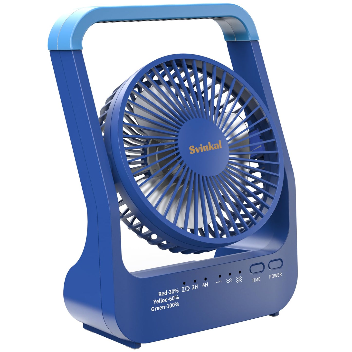 Portable Desk Fan 20000mAh Battery Operated Rechargeable, 200H Long Lasting with Timer, 3 Speeds, 360 Rotation, Portable fan with USB charging port for Home, Outdoor, Hurricane, Emergency