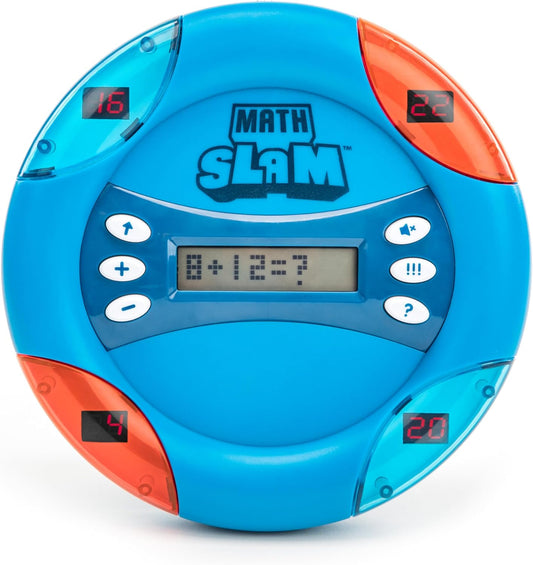Educational Insights Math Slam - Interactive Math Games, Basic Algebra Game for Learning Addition and Subtraction, Handheld Kids' Electronics, Self Teaching STEM Learning Tools for Kids Ages 5+