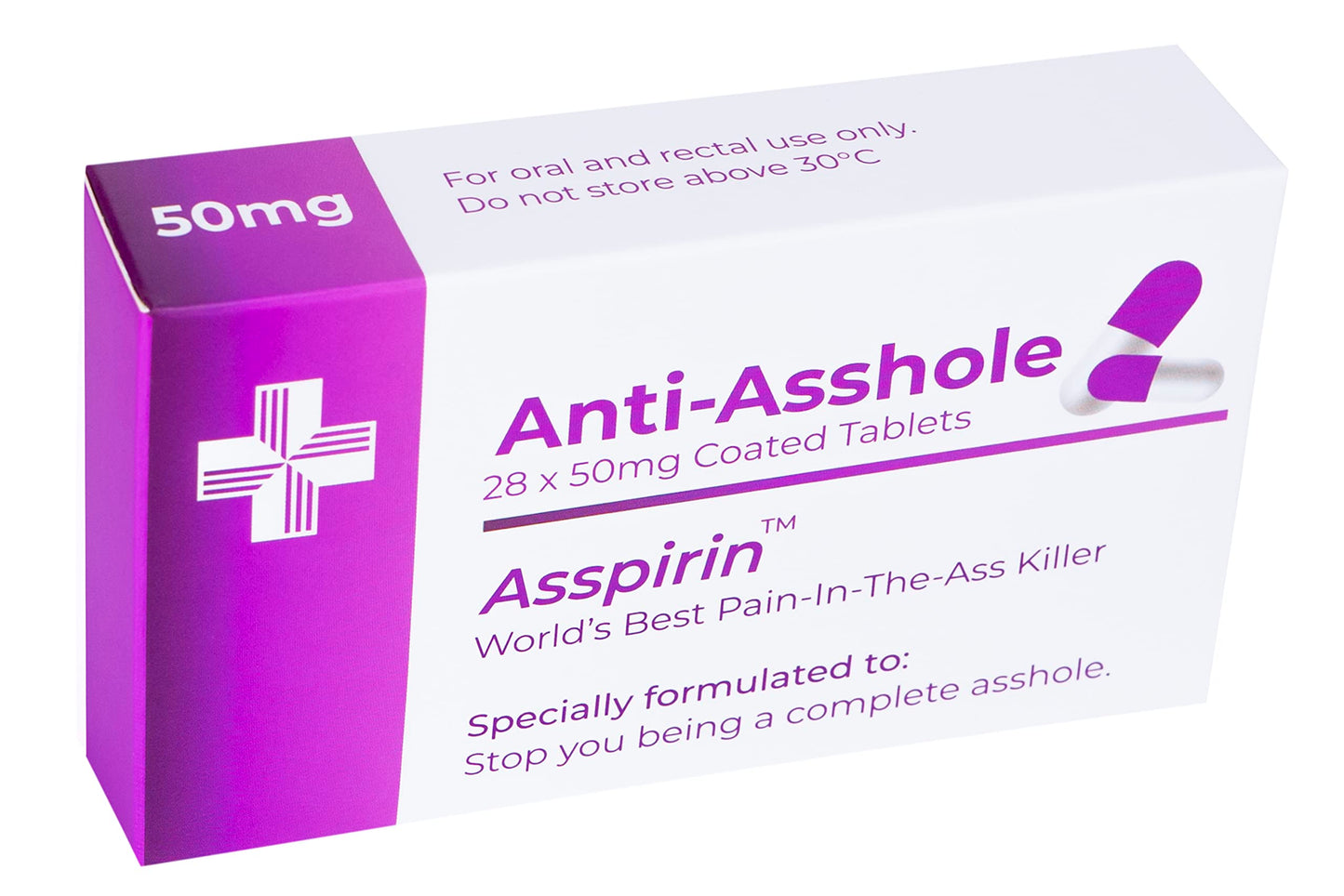 Funny Prank Pill Box, Gag Gifts for Men, 20th 30th 40th 50th 60th 70th Birthday Gifts for Him, Novelty Joke Birthday Gifts for Boyfriend, Birthday Gift Hamper for Her, Secret Santa, Stocking Filler