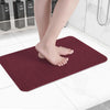 Non Slip Bathtub Mat,Anti Slip Shower Mat,Fast Drying Bath Tub Mats,Foot Scrubber Mat,Anti Slip Mat for Tub,Floor,Bathroom,Home,Kitchen,Hotel (Grey 24x16 Inch)