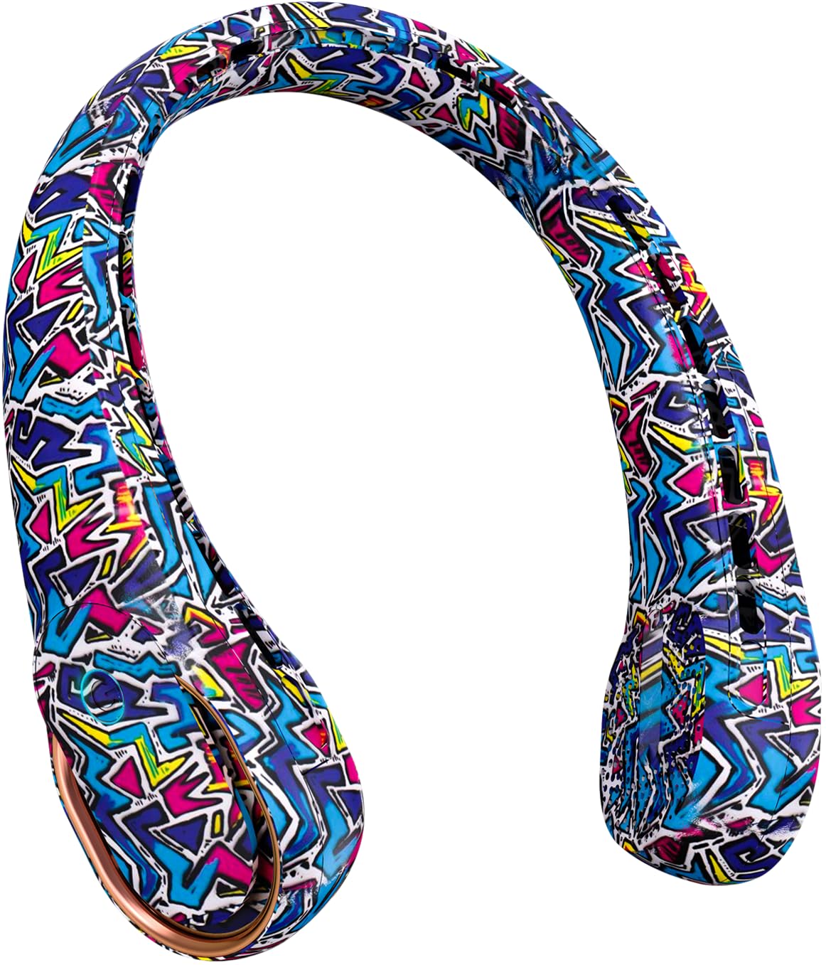 FrSara Neck Fan, Portable Personal Fan Strong Wind, 5200mAh, Air Volume,360° Cooling, No Hair Twisting, Air Volume On 2 Sides, Non-Slip, Quick Charge, Long Use Time, Gift for Father, Dad, Women