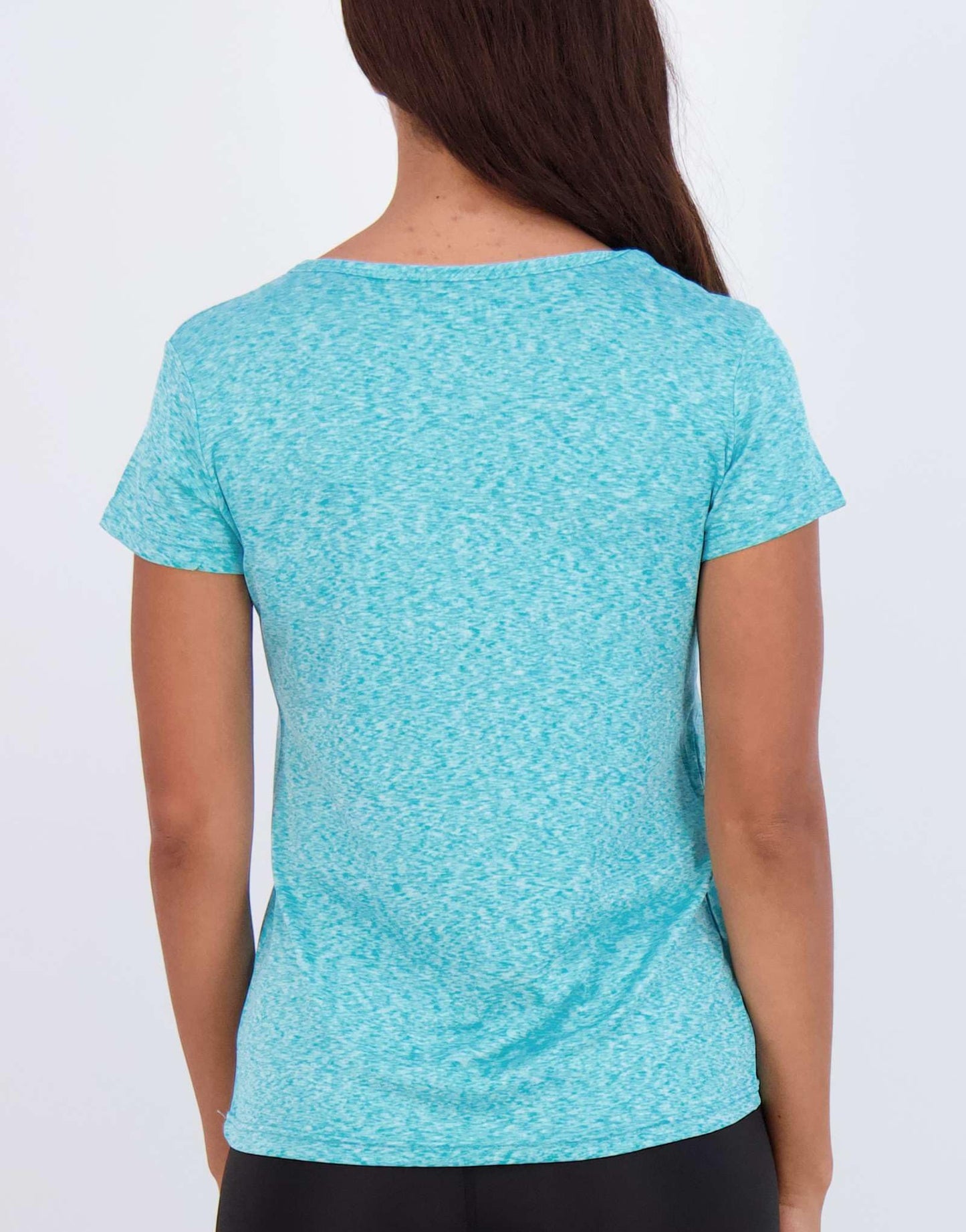 Real Essentials Womens V Neck T-Shirt Ladies Yoga Top Athletic Tees Active Wear Gym Workout Zumba Exercise Running Essentials Quick Dry Fit Dri Fit Moisture Wicking Basic Clothes, Set 8, S, Pack of 5