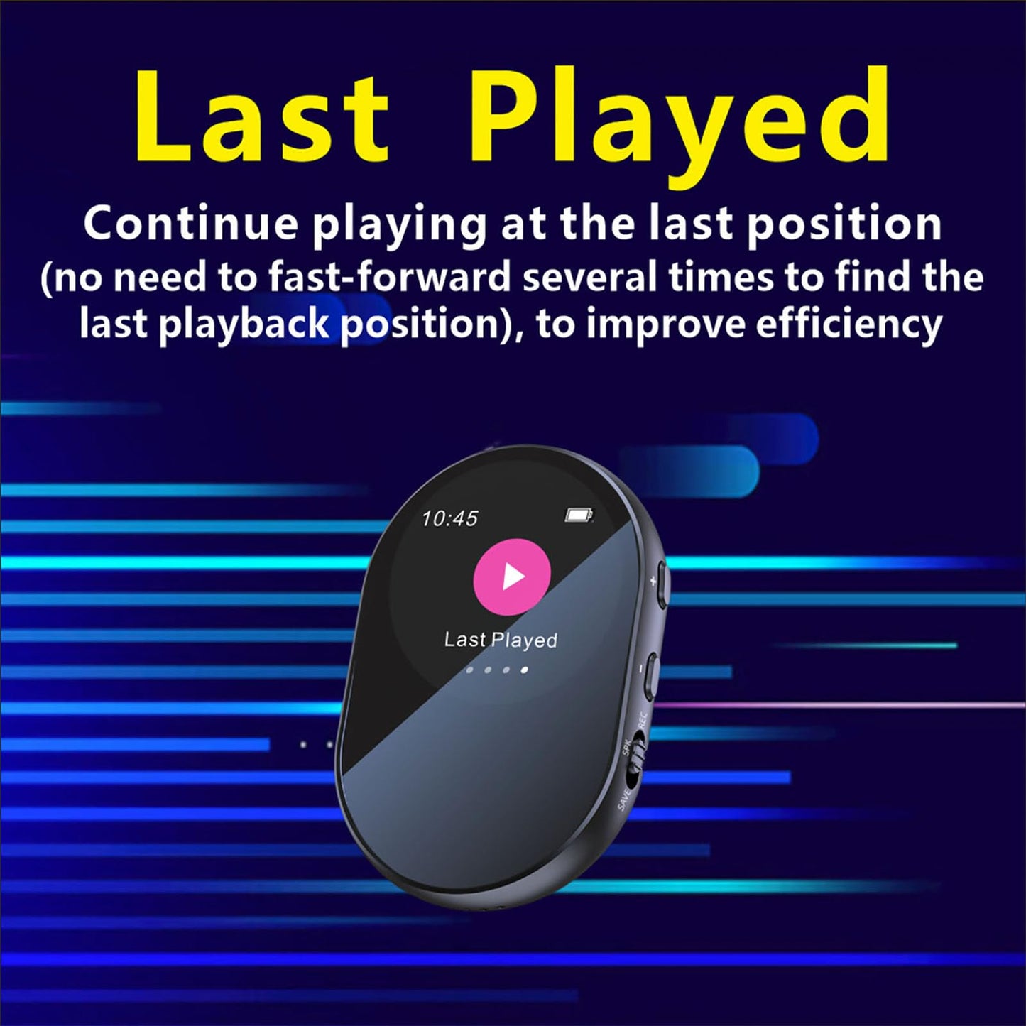 128GB AI Digital Voice Recorder with Playback,Voice Activated Audio Recorder,mini Recording Device,Timed Recording,Conference/Lecture/Classroom Learning,Portable Gifts,mini Tape Recorder,MP3 Player