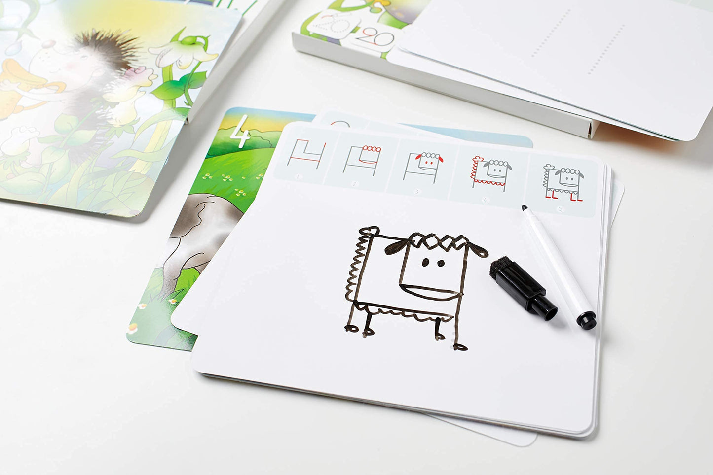 MD CREATIVE Learning Activity - Drawing with Numbers Educational Game, Perfect for Kids, Preschoolers Who Love Toys, Art and Craft Activities, Gifts for Girls and Boys Ages 3, 4, 5, 6