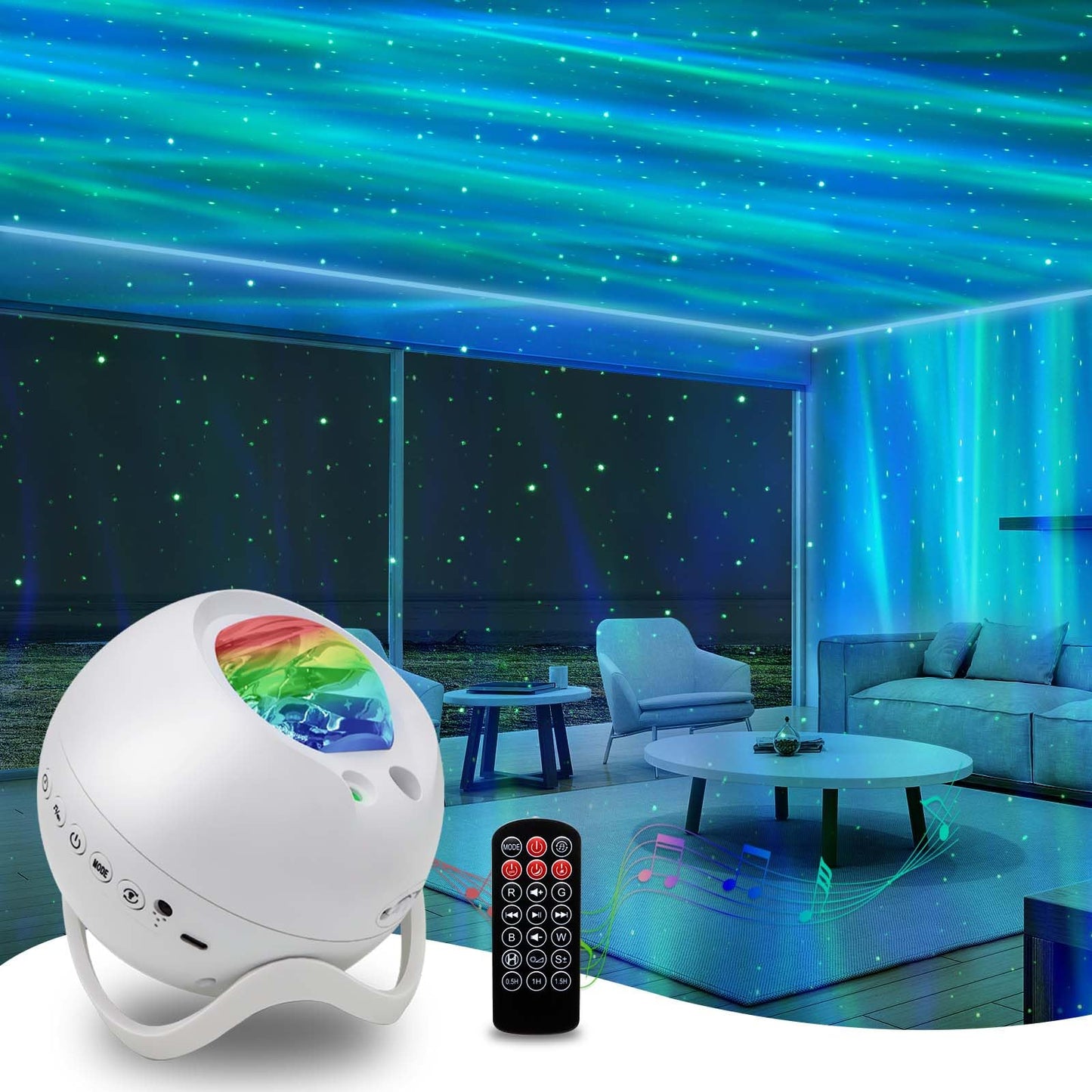 Galaxy Projector,Star Projector with Timer and Remote Control for Adults Bedroom Decoration, Party,Star Night Light