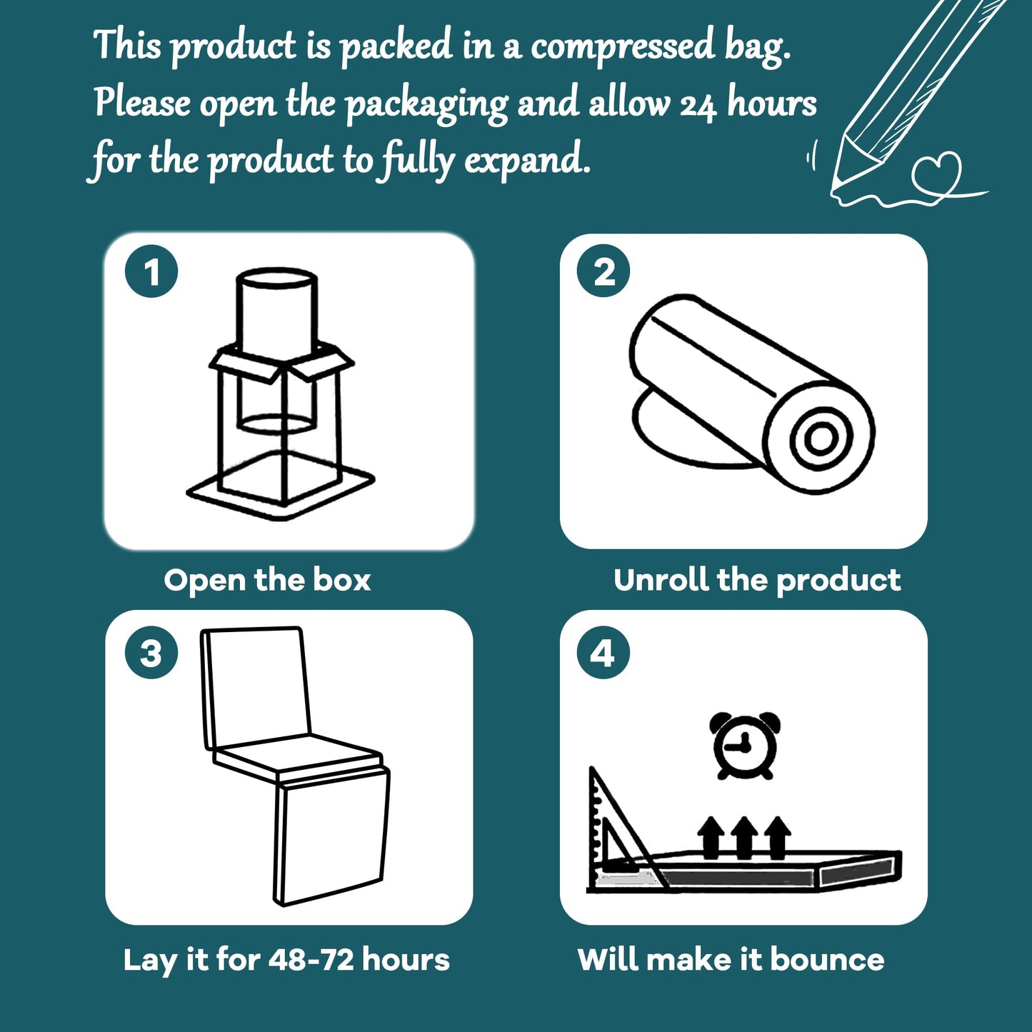 HOMBYS 3-in-1 Recliner Seat Cushion with Lumbar Support Pillow & Footrest, Multi-Functional Adjustable Height 2" to 6" for You to Choose, Non-Slip Foam Chair Cushion for Elderly, Light Grey