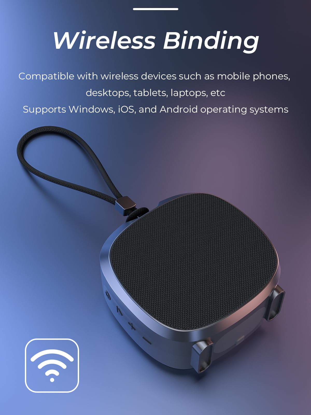 Bluetooth Speaker Portable Media Players Clear Loud Stereo Sound Deep Bass Wireless Speaker With Lights TWS IPX5 Waterproof Small Speakers Long Playtime for Home/Party/Outdoor/Beach Electronic Gadgets