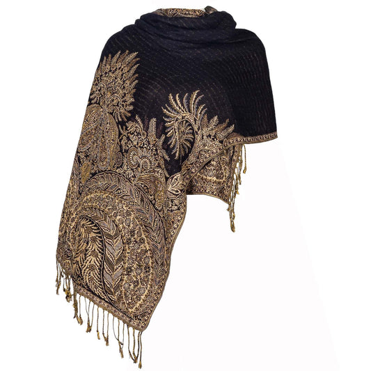 Pashmina Feel Shawls Wraps Rave Scarf for Women Soft Silky Reversible Men Scarves Hijab