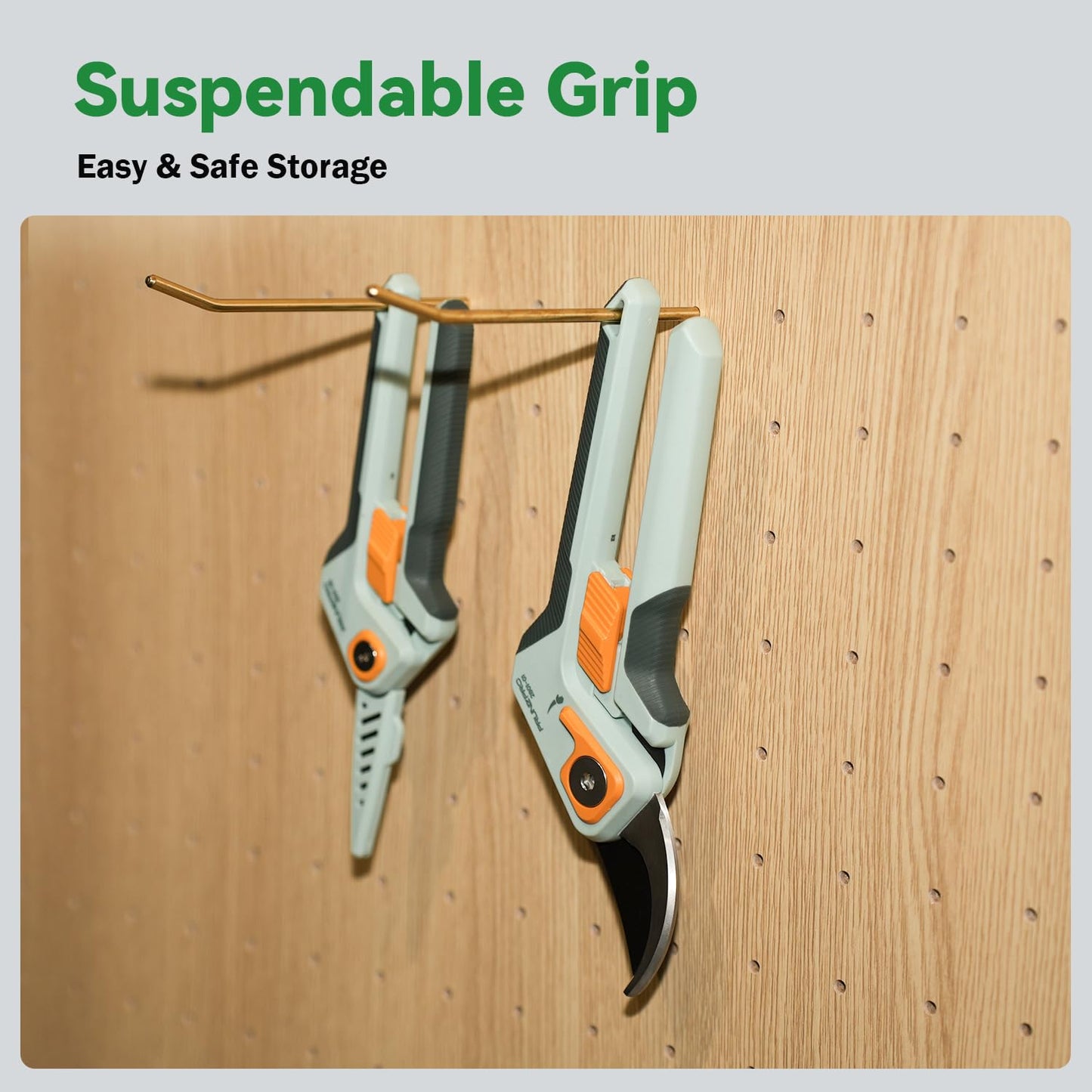 PrunePro Pruning Shears for Gardening Professional Bypass Hand Pruner Up to 1 Inch Cut Capacity Sharp Stainless Steel Blade Garden Scissors Plant Flower Garden Clipper 1 Pack