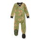 Burt's Bees Baby Baby Boy's Sleeper PJs, 100% Organic Cotton, One-Piece Footie, Zip Up Jumpsuit, Snug Fit Pajamas, Acoustic Guitar, 12 Months