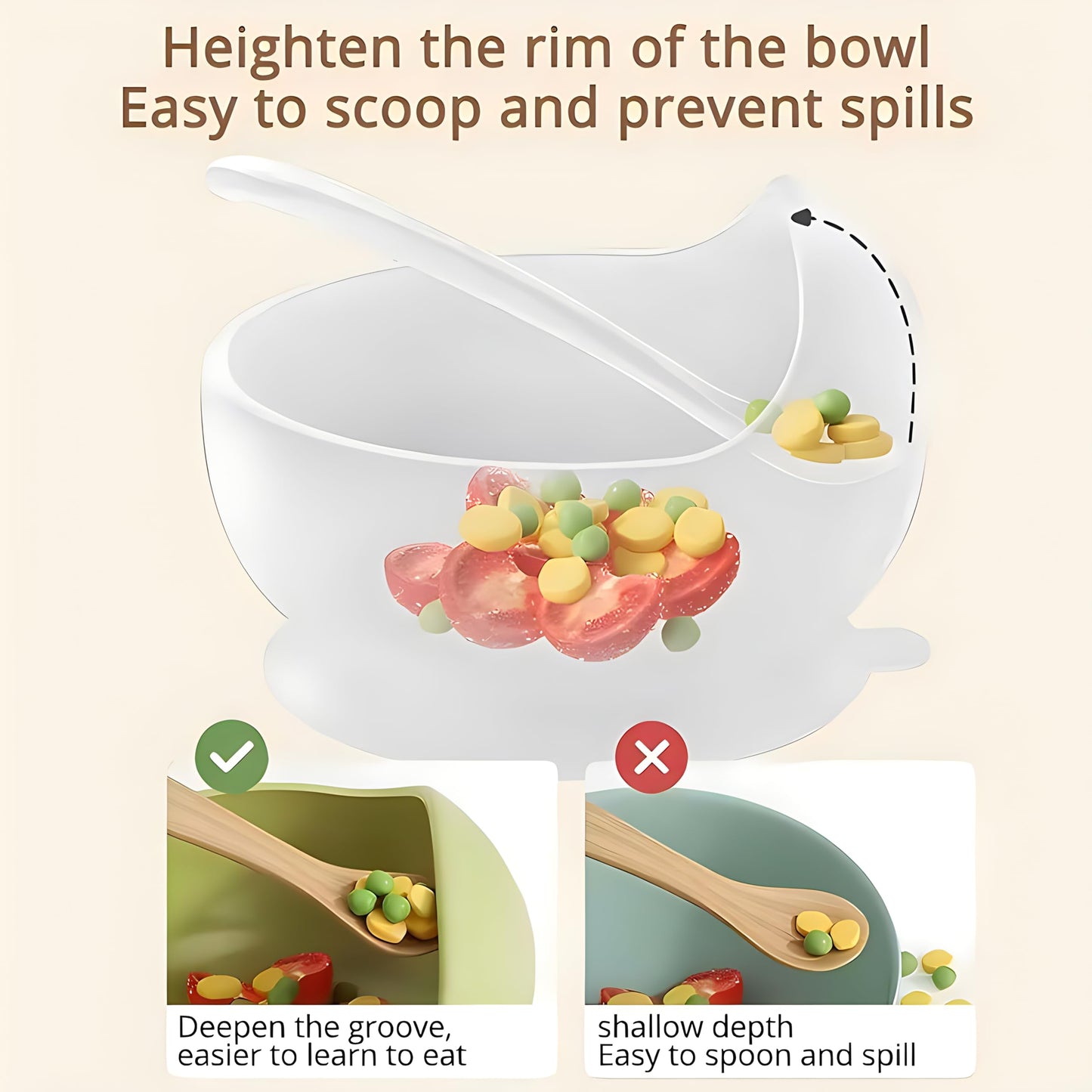 Silicone Baby Feeding Set,Miicasa Baby Led Weaning Supplies Kit With Suction Bowl & Car Plate, Bib, Spoon, Fork, Cup - Food-Grade Silicone, Dishwasher-Safe, No BPAs - For 3+ Months