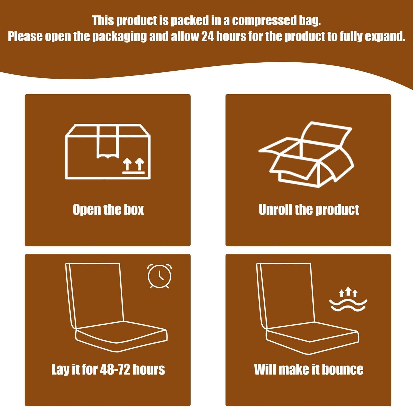 BALAPET Recliner Cushions for Long Sitting,Egg Crate Foam Recliner Cushion for Elderly Reduces Muscle Fatigue and Provides Air Flow,Extra Large Non-Slip Seat Cushion with Back Support(20×20×4in)