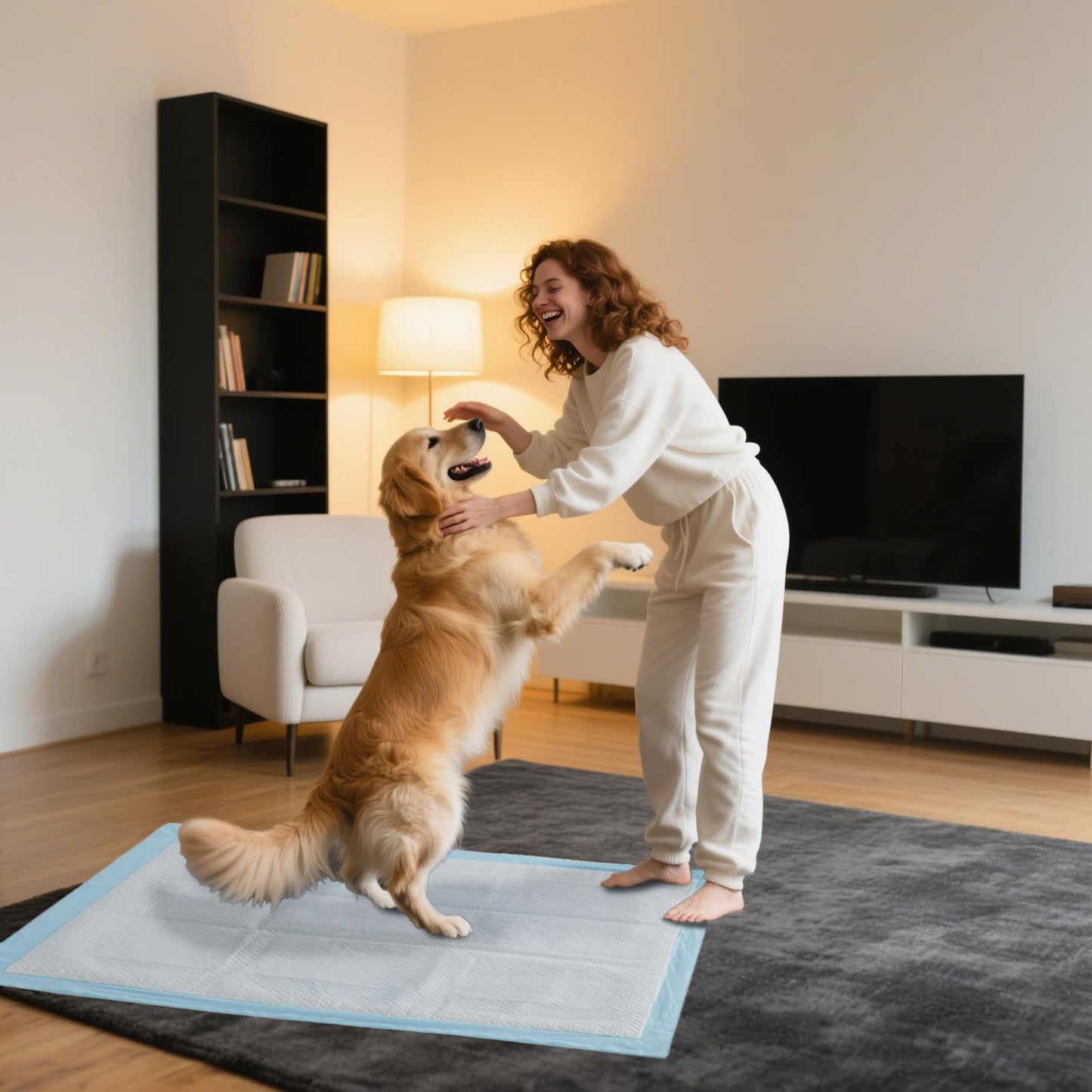 Clean Spaces Super Absorbent Puppy Pads 28"x34" 50 Count, Quick Drying Dog Training Pee Pads, Disposable Underpads for Baby and Adults