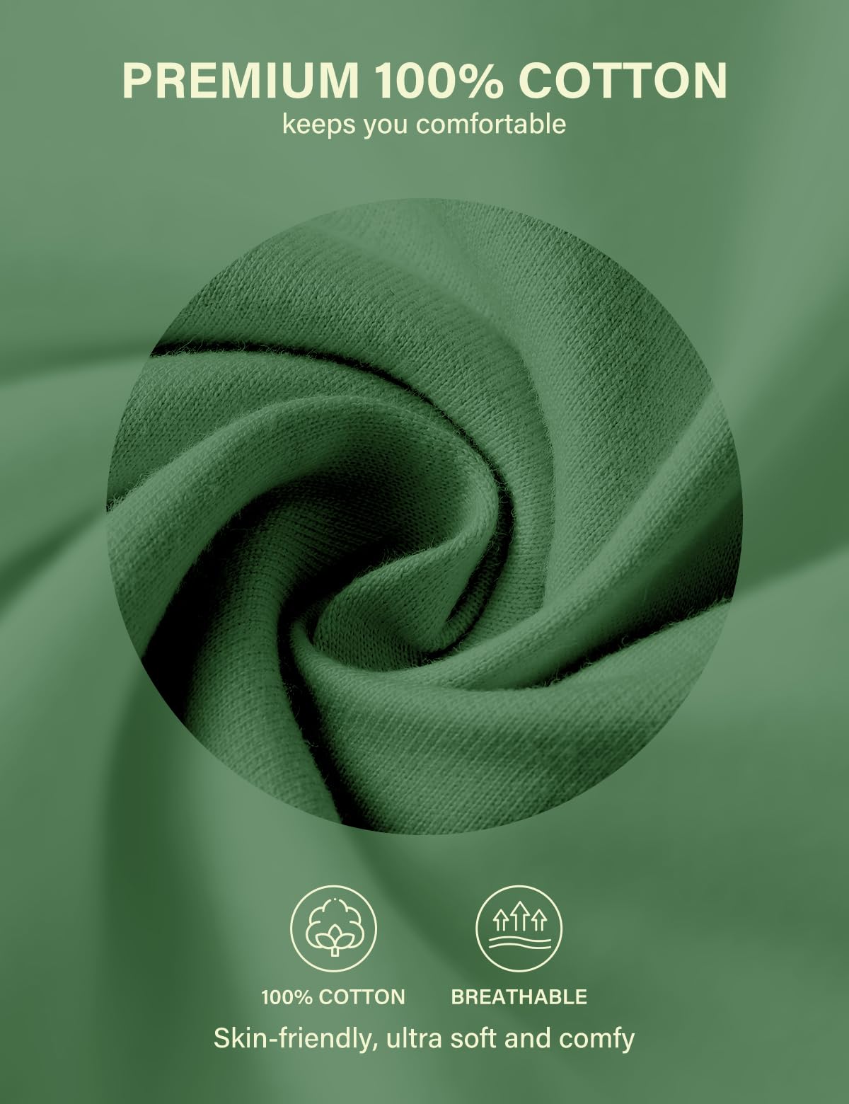 Arjen Kroos Men's Sweat Cotton Shorts 5 Inch Running Shorts with Zipper Pockets,Army GREEN-AK2218,Large