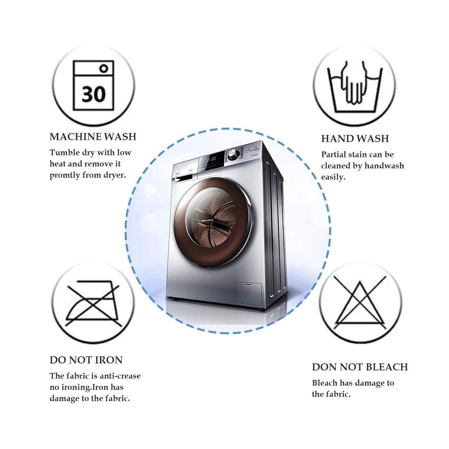 Genina Chair Covers for Dining Room Set of 4 - Stretch Slipcovers for Kitchen Parsons Chairs, Beige