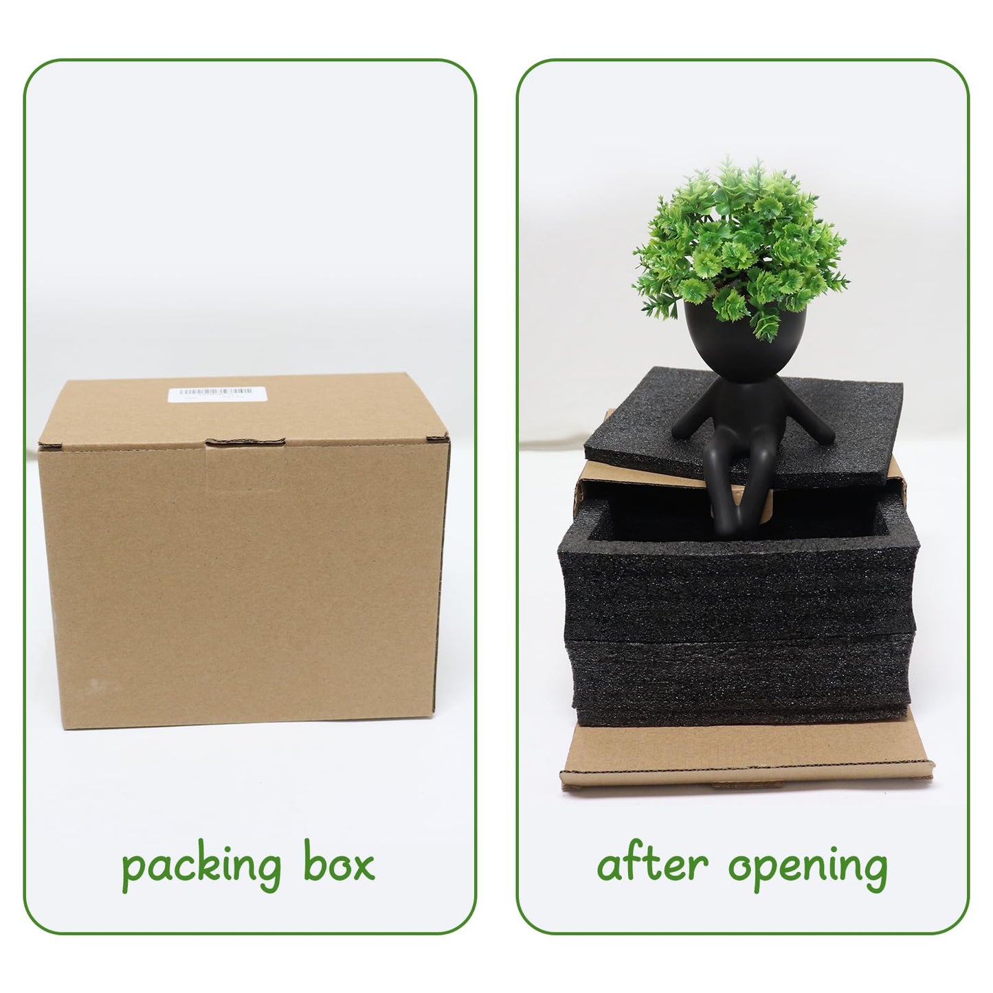 Zerzsy Fake Plants Succulents Plants Office Table Decor Indoor Mini Succulent Plant- Cute Fake Plant Bathroom Decoration Set of 1