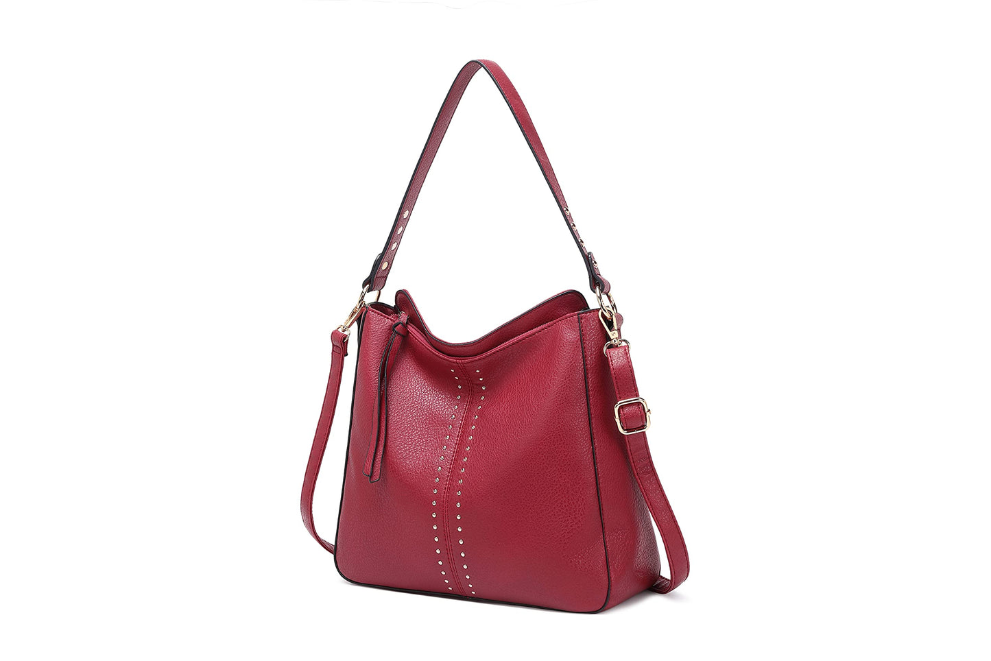 Montana West Hobo Bag for Women Designer Purses and Handbags Ladies Chic Tote Shoulder Bags,MWC-128-RD