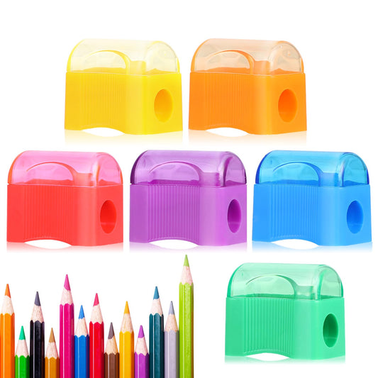 Tytroy Bulk 144 Mini Pencil Sharpeners – Assorted Colors, Plastic, Portable – Classroom, School Supplies, Party Favors
