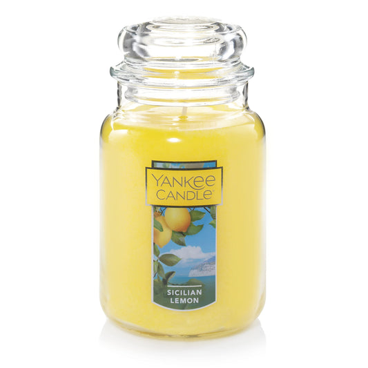 Yankee Candle 3 Wick Candle Jar, Scented Candle with up to 40 Hours of Burn Time, Soy Wax Blend for Consistent Long Lasting Scent from First to Last Burn, Sage & Citrus