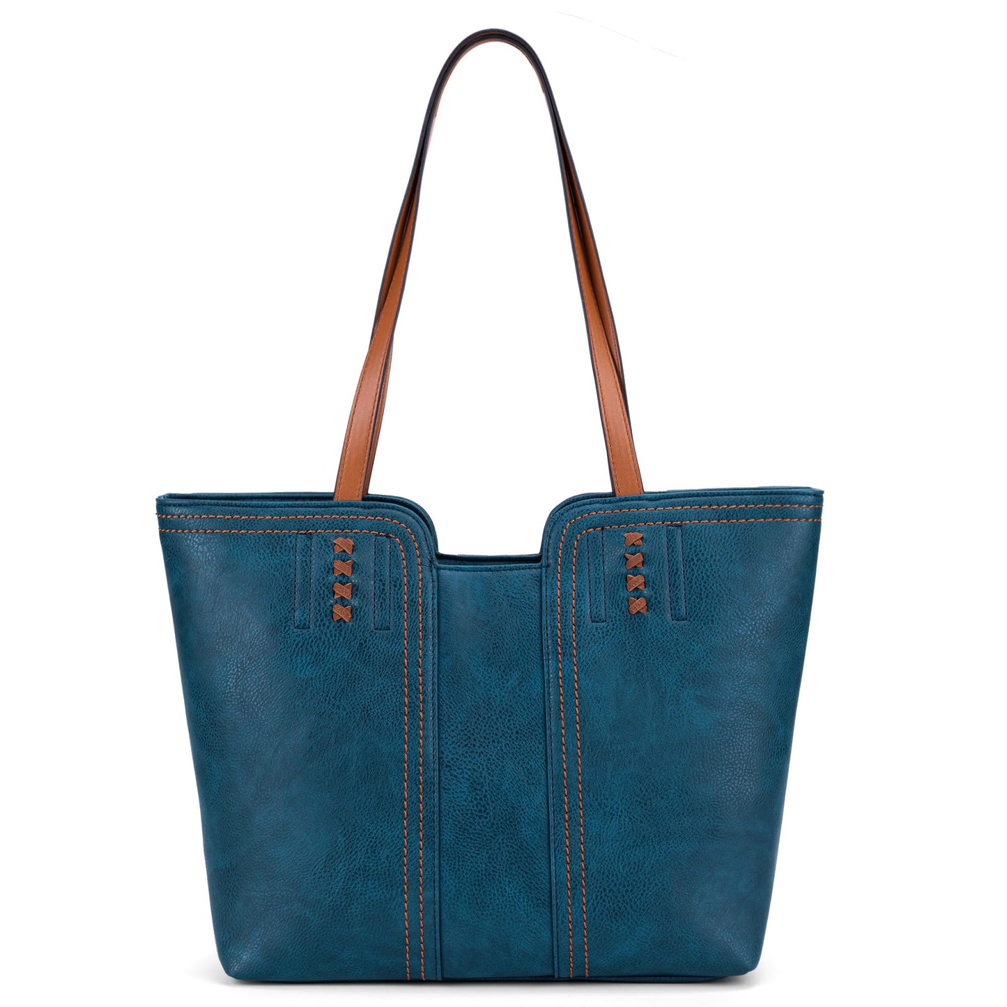 Montana West Tote Bag for Women Top Handle Satchel Purse Oversized Shoulder Handbag Hobo Bags Teal Blue Christmas Gift MWC-118LKB