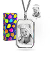 ArtPix 3D Crystal Photo, Personalized Necklace Gift, Customized Gifts for Mom, Women, Wife, Her, Grandma, Great Custom Gifts With Your Own Photo, Memorial Picture Necklace