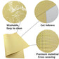 WAZAIGUR Placemats,Easy to Clean Crisscross Woven Vinyl Place Mats Durable Non-Slip Heat Resistant Table Mats,Placemats for Kitchen Table Set of 6,Yellow