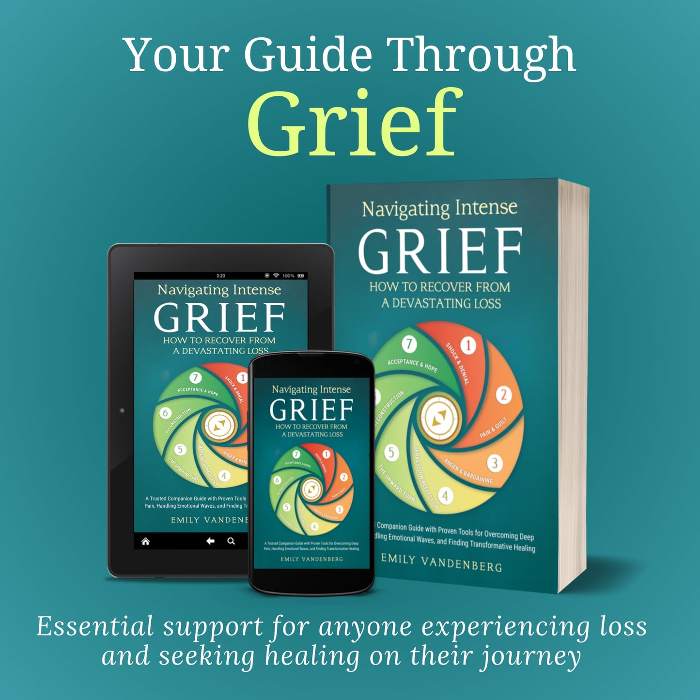 Navigating Intense Grief - How to Recover from a Devastating Loss: A Trusted Companion Guide with Proven Tools for Overcoming Deep Pain, Handling Emotional Waves, and Finding Transformative Healing