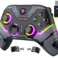 EasySMX X15 PC Controller - Enhanced Wireless Bluetooth Controller with Hall Joysticks/Hall Triggers/RGB Lighting - No Stick Drift, No Dead Zone - Work for Windows PC, Android, Steam and Switch