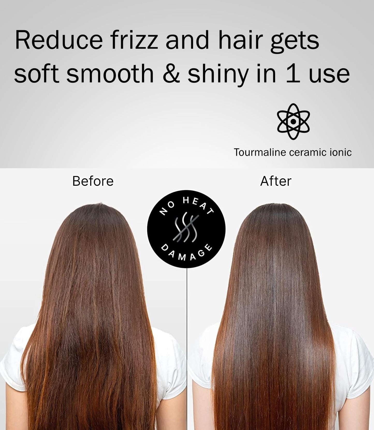 JOHN Super Fast Drying Hair Dryer, Ionic 2200W Professional Salon Blow Dryer, 2 Concentrator Nozzles, Blast Turbo 6900, Black