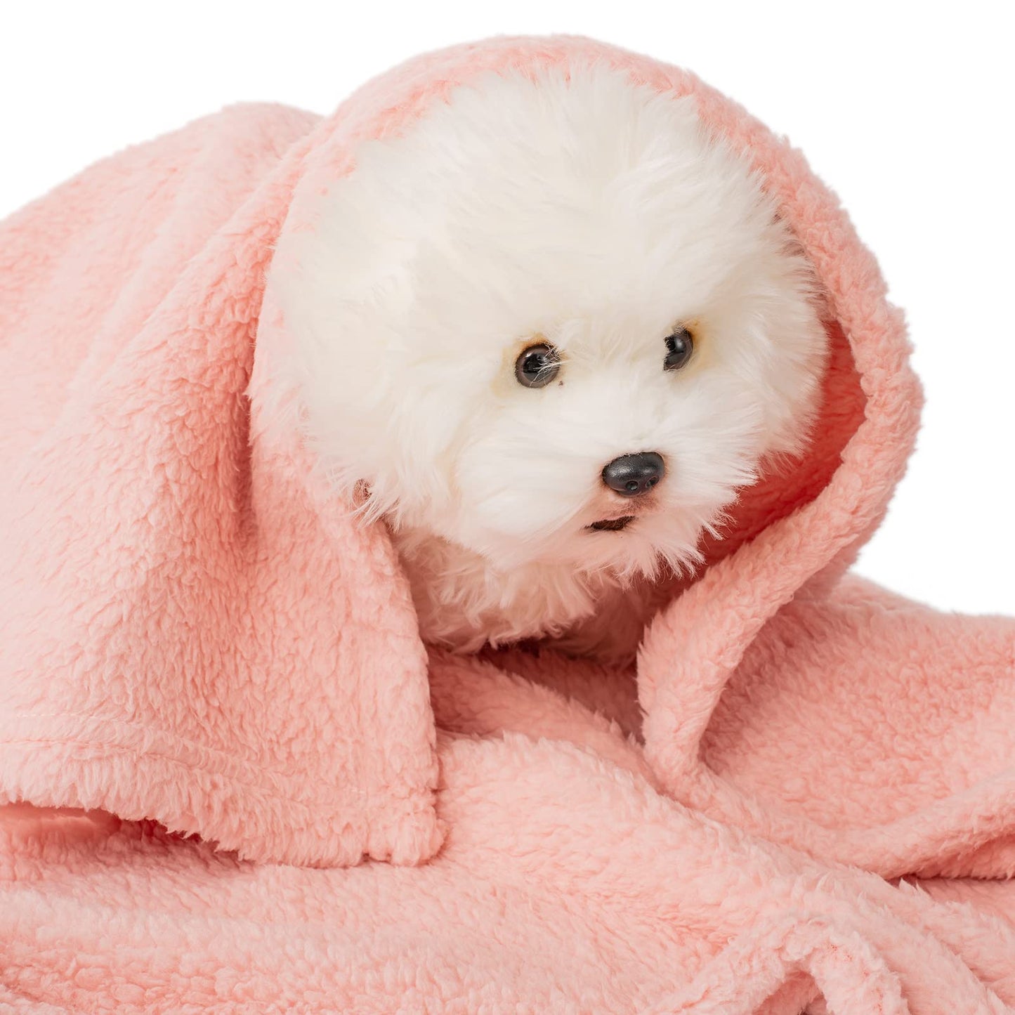 3 Blankets, Dog Cat Pet Blanket, Soft Warm Fleece, for Puppy, Small Dogs or Kitten, Cats, Plush Fuzzy Blanket for Bed, Sofa, Travel (32" x 24", 3/Pack, Lavender+Pink+Dark Pink)